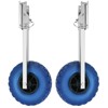 300LBS Boat Launching Wheels Stainless Steel Transom Launching Wheel Dolly with 10" Wheel Set for Inflatable Boat & Aluminum Boat - 3 of 4