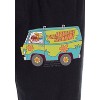 Scooby Doo Men's Mystery Machine Van Sleep Lounge Pajama Pants Black - 3 of 3