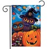Briarwood Lane Garden Flag 12x18 For Outdoor Happy Halloween Owls For Halloween Garden Flag Flags For Outside - 2 of 4