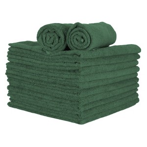 Arkwright Microfiber Hand Towels (12 Pack), 16x27 in., Solid Color Options - 1 of 4