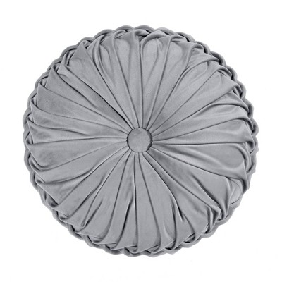 Grey 2025 round pillow