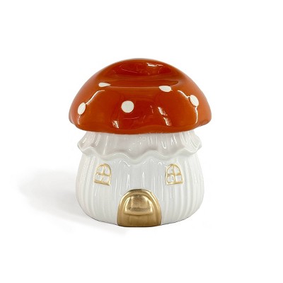 Novelty Ceramic Bowl with Lid Orange - Bullseye's Playground™