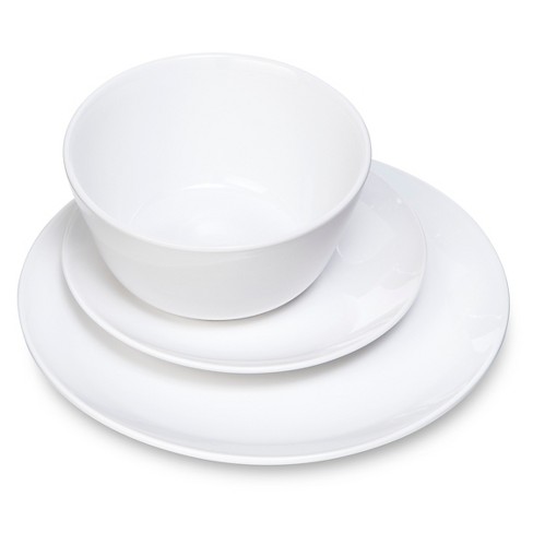 Coupe 12pc Dinnerware Set White Room Essentials