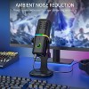 MaseiKar XLR/USB Dynamic Microphone for Gaming Podcast,Mic for iPhone Phone PC Computer Gaming Streaming Microphone with RGB Light,Mute Button - 2 of 4