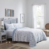 Flora Reversible Quilt Set Blue - Laura Ashley - image 4 of 4