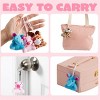 Joyfy 28 Pcs Valentines Day Gifts Cards with Animal Plush Toy KeyChain for Kids, Fidget Toy for Valentine's Party Favor and Classroom Exchange Gifts - 4 of 4