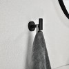 ChicFurnit Bathroom Towel Holder 4 Pack Wall Mounted Stainless Steel Hooks for Bathroom and Kitchen, Black, 6.3"*5.1"*3.15" - 2 of 4