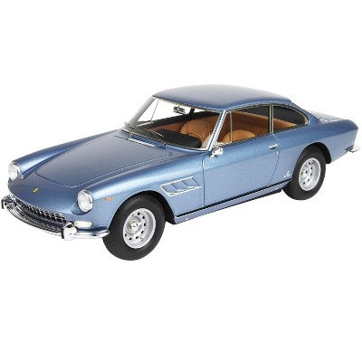 1965 Ferrari 330 GT 2+2 Series II Light Blue Metallic with DISPLAY CASE Limited Edition to 133 pieces 1/18 Model Car by BBR