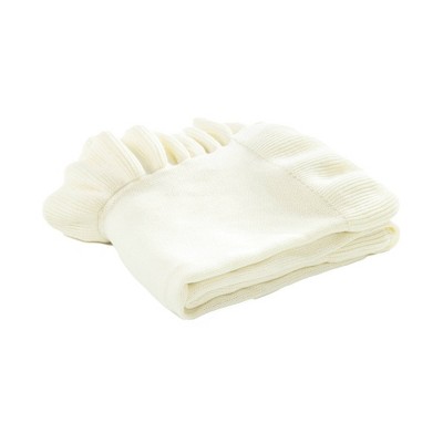 50"x60" Reyna Soft Knitted Ruffle Throw Blanket - Lush Décor
