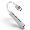 Reiko 4-Port USB 3.0 Hub in Silver - 3 of 4