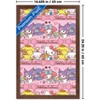 Trends International Hello Kitty and Friends: 25 Snack Time - Collage Framed Wall Poster Prints - 3 of 4