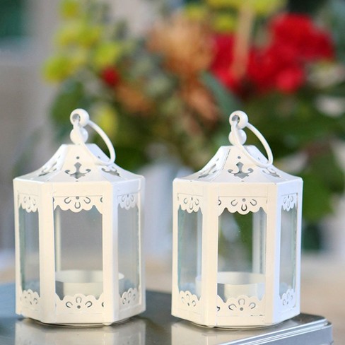 Sunnydaze Ligonier Indoor LED Candle Lantern - Set of 4 - 10-Inch