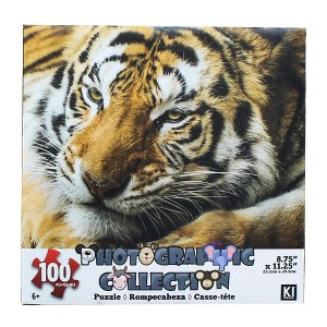 CroJack Capital Inc. Tiger 100 Piece Photographic Collection Jigsaw Puzzle - 1 of 4