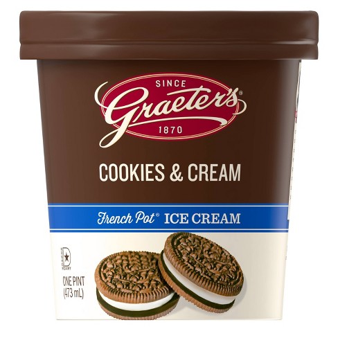 Graeter's Cookies & Cream Ice Cream - 16oz - image 1 of 4