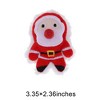 Unique Bargains Christmas Brooches Plush Red Green 2.36"x1.38" 1 Pc - 3 of 4