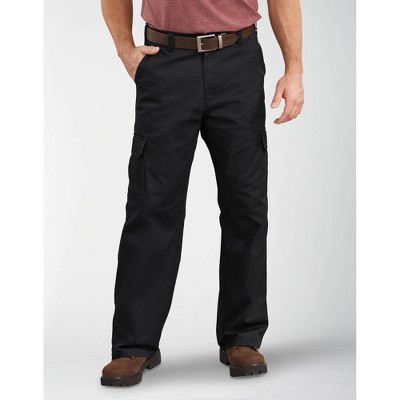 black loose fit pants