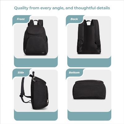 Travelon Anti-Theft Classic Backpack-Black — фото 4