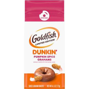 Goldfish Limited Edition Dunkin' Pumpkin Spice Grahams - 6.1oz