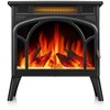 Bestier Electric Fireplace Heater, 23in Freestanding Fireplace Stove with Realistic Flame Effect, Remote & Overheat Protection, Black - 2 of 4