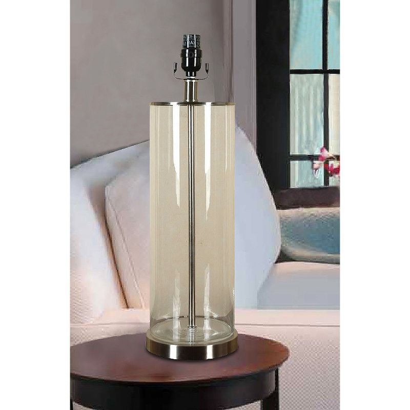 Fillable Glass Lamp Base - Clear Large (Includes CFL Bulb) - Threshold&#8482;, 3 of 5