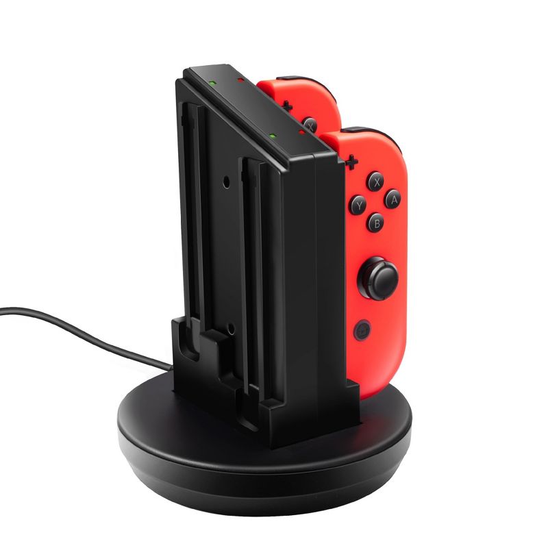 Insten Charger for Nintendo Switch & OLED Model Joy Con Controller, 4 in 1 USB Charging Station Dock Stand Accessories, 3 of 10