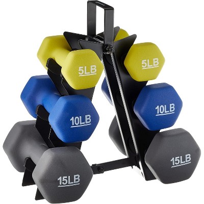 Neoprene Dumbbell Hand Weights for Exercise and Muscle Toning