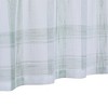 Buffalo Plaid Gingham Pattern Yarn-Dyed Short Curtains - 2 of 4