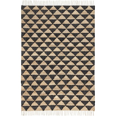 Nuloom Arrowroot Geometric Tasseled Area Rug