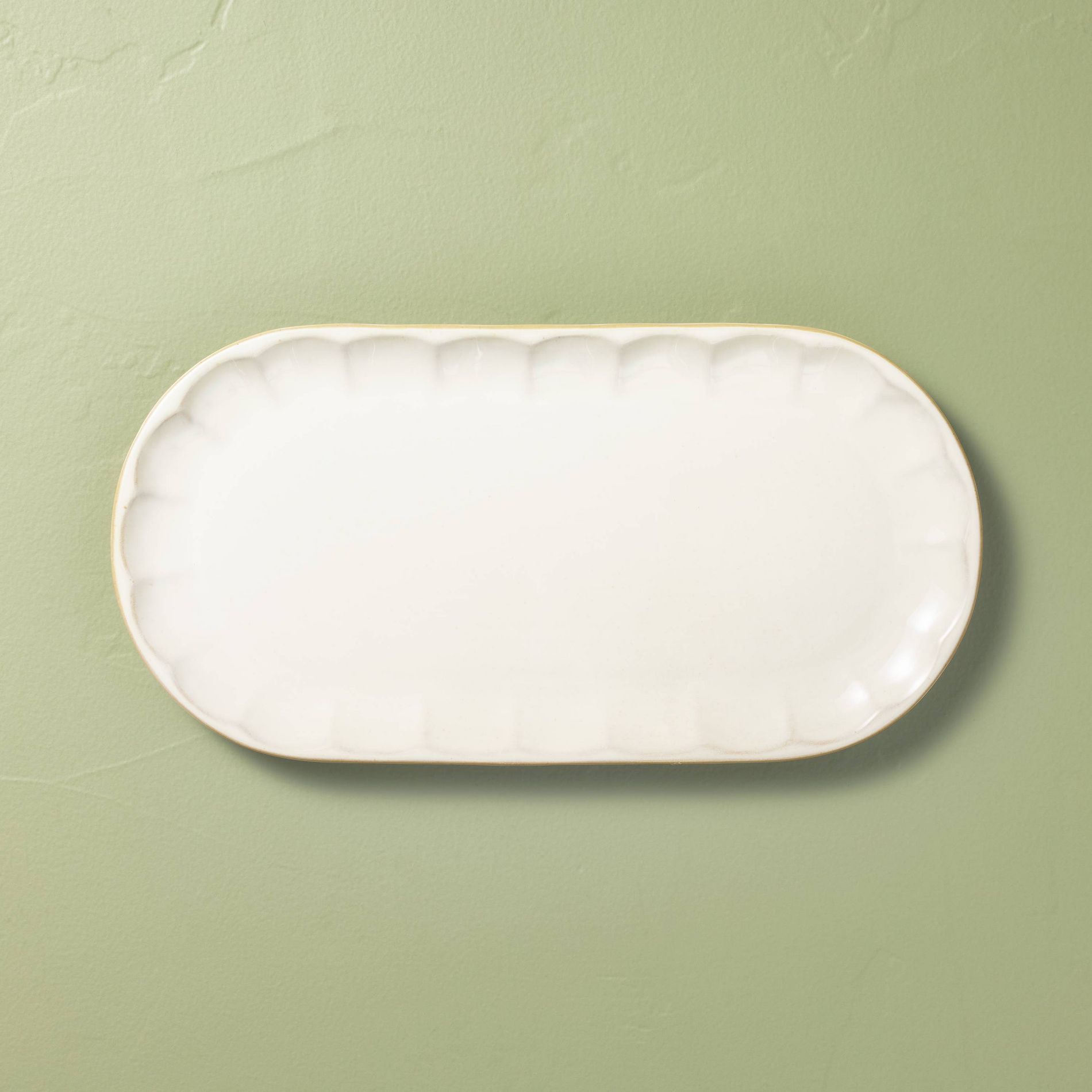 Serve Plate Sour Cream - Hearth & Hand™ with Magnolia