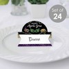 Big Dot of Happiness Mardi Gras - Masquerade Party Tent Buffet Card - Table Setting Name Place Cards - Set of 24 - 2 of 4