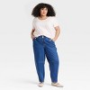 Women's High-Rise Barrel Leg Jeans - Ava & Viv™ - 3 of 3