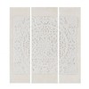 Gulches Triptych 3-Piece Dimensional Resin Canvas Wall Art Set - Medallion Design - 4 of 4