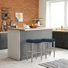 WestinTrends 29" Upholstered Saddle Seat Counter Stool - 2 of 4