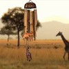 Woodstock Windchimes African Trio Bamboo Windchime, Wind Chimes For Outside, Wind Chimes For Garden, Patio, and Outdoor Decor, 32"L - 2 of 4