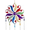 Multi-Colored Flower Metal Bell Chime - 3 of 3
