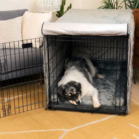 Dog Crate Mat Waterproof Bed Cage Pad Liner Small Medium Large Zip