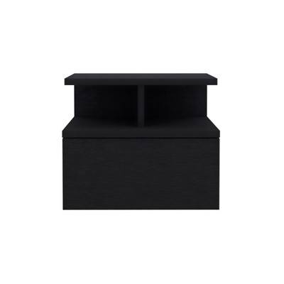 NicBex Floating Nightstand with 1 Drawer,Modern Side Table with Open Top Shelves,Bedside Table for Bedroom,Living Room