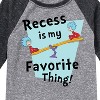 Boys' - Dr. Seuss - Recess Is My Favorite Thing Raglan Graphic T-Shirt - 2 of 4
