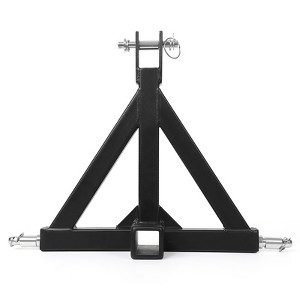 3 Point 2 Inch Receiver Drawbar Hitch Adapter for Cat1 Tractors, LM25H, Kubota, WLM Tractor, BX, NorTrac, Yanmar, Kioti - 1 of 4