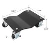 NAYSAYE Car Wheel Dolly  Heavy Duty Car Tire Dolly Set of 2 with Steel Frame 2500lb Capacity, Black, 11.8"*4.3"*37.9" - 3 of 4