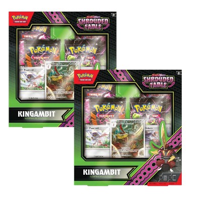 Pokemon Scarlet & Violet Shrouded Fable Kingambit Illustration Collection (2-Pack)