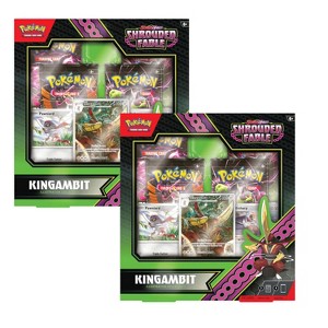 Pokemon Scarlet & Violet Shrouded Fable Kingambit Illustration Collection (2-Pack) - 1 of 2