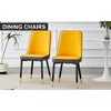 Racxily Modern Dining Chair - Soft PU Leather & Sturdy Metal Legs Dining Chair - Comfortable Design for Kitchen/Bedroom/Office - 3 of 4