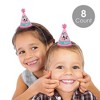 Big Dot of Happiness Pawty Like a Puppy Girl - Mini Cone Pink Dog Baby Shower or Birthday Party Hats - Small Little Party Hats - Set of 8 - 2 of 4