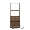 Bella Depot 15.74''W Nightstands Set of 2 Night Stand with Bookshelf, Bedside Tables with Storage Cabinet for Bedroom - 3 of 4