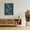 Amanti Art Oxbow III by Michael Willett Wood Framed Wall Art Print - 4 of 4
