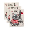 Design Imports Dog In Paris Swedish Dishcloth Set/3 - 2 of 4