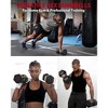 5-50 LB Hex Dumbbell Set of 2 with Cast Iron Core, Rubber Encased Coating and Textured Carbon Steel Handle for Home Gym Strength Training - 3 of 4