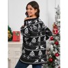 Coolmee Ugly Christmas Cardigan Sweaters for Women Casual Long Sleeve Open Front Knit Cardigan Funny Sweater - 4 of 4