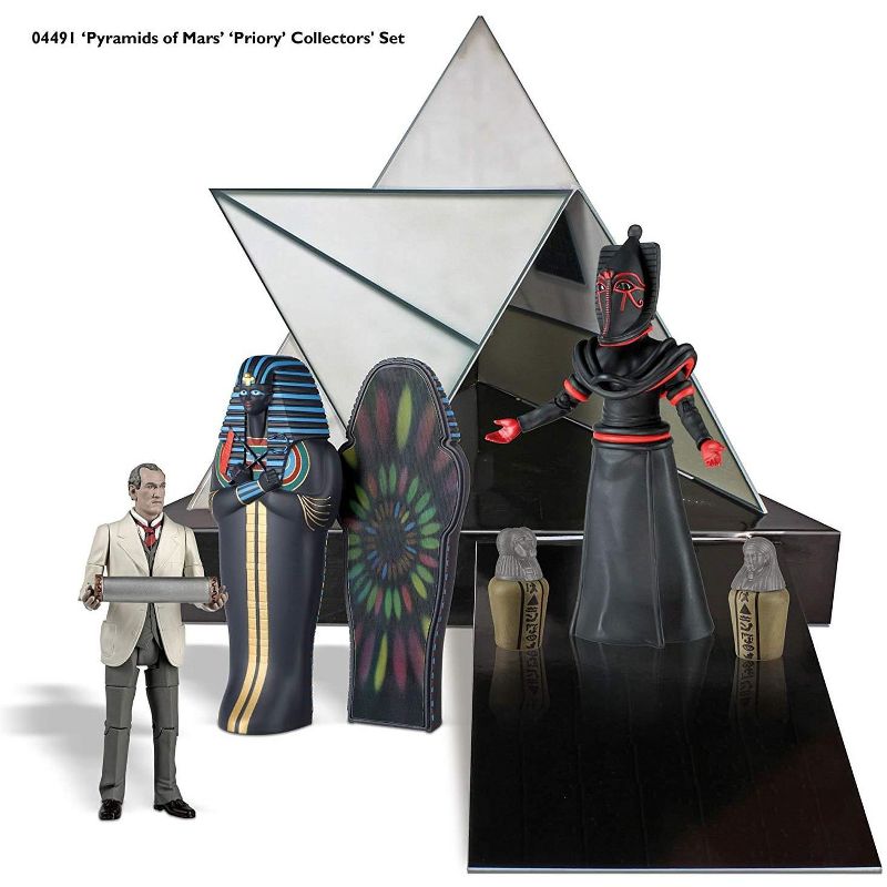 Seven20 Doctor Who "Pyramids of Mars" 5" Action Figure Box Set, 1 of 2